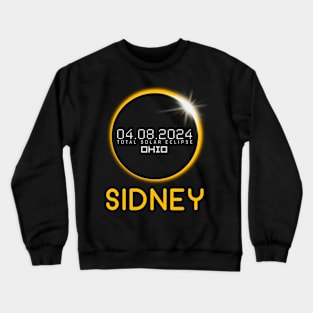 SIDNEY Ohio Total Solar Eclipse April 8 2024 Ohio Crewneck Sweatshirt